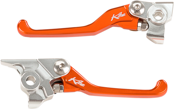 300 EXC (2014 - 2021) custom orange brake and clutch lever set | KITE