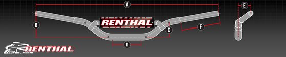 250 EXC (2003 - 2019) renthal twinwall 922 handlebar | RENTHAL