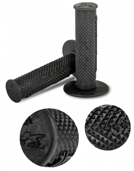 250 SX (1990 - 2022) black diamond rubber grips | NEKEN