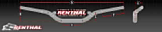 400 XC W (2009 - 2010) renthal fatbar 821 org handlebar | RENTHAL