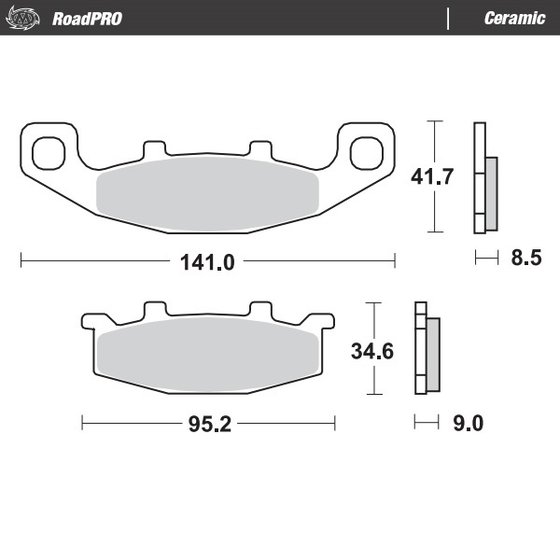 640 LC4 DUKE (1999 - 2002) ceramic brake pad | MOTO-MASTER