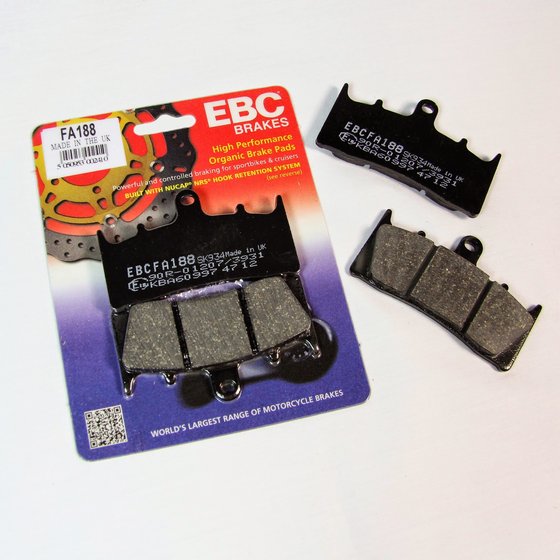 600 LC4 (1989 - 1993) british made organic fa series brake pads | EBC