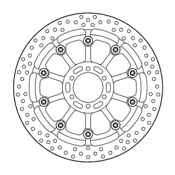 1190 RC8 R (2009 - 2015) halo pro race floating brake rotor | MOTO-MASTER