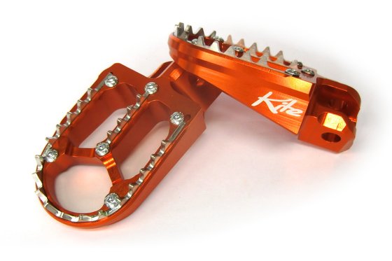 990 ADVENTURE (2006 - 2013) aluminum footpegs - orange | KITE