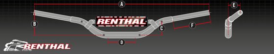 150 XC (2010 - 2022) red twinwall handlebar | RENTHAL