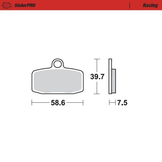 85 SX (2012 - 2012) sintered metal racing brake pads | MOTO-MASTER