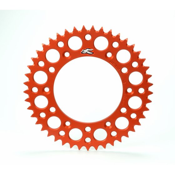 450 EXC-F (2003 - 2023) aluminum rear sprocket - 50 teeth | RENTHAL