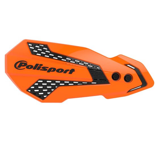 300 EXC (2014 - 2023) mx flow handguards in orange/black | POLISPORT