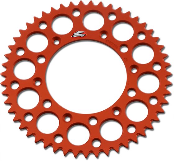 400 EXC (2000 - 2008) aluminum rear sprocket - 51 teeth | RENTHAL