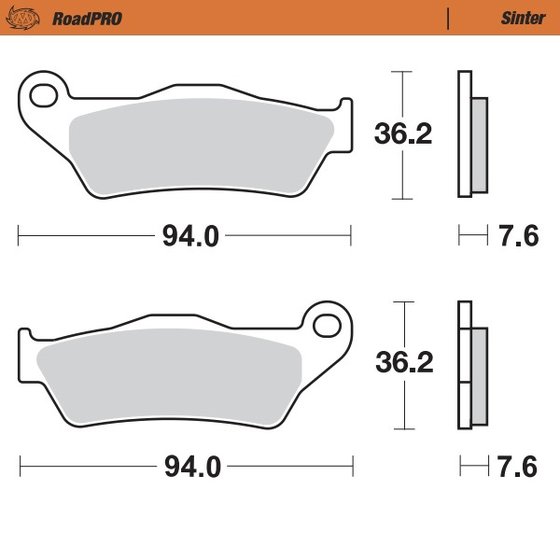 620 DUKE (1994 - 1995) sintered front brake pad | MOTO-MASTER