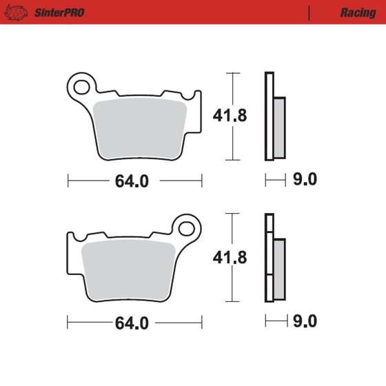 625 SMC (2004 - 2006) sintered metal racing brake pads | MOTO-MASTER