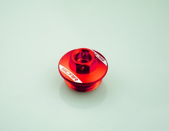 300 EXC (2006 - 2023) scar red oil filler cap | SCAR