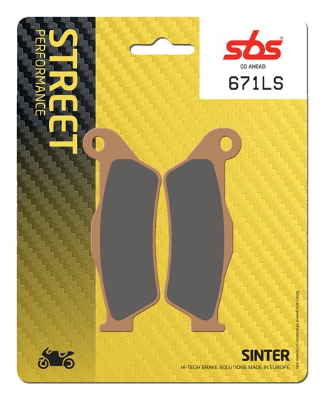 400 SXC (1999 - 2000) brakepads sintered rear | SBS