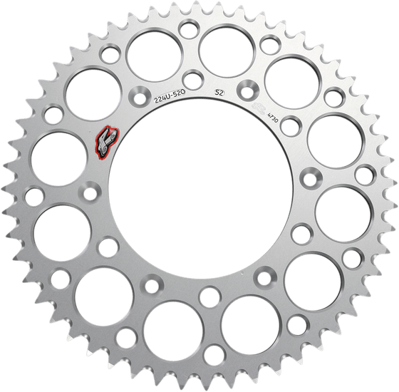 350 EXC F (2014 - 2023) aluminum rear sprocket - 52 teeth | RENTHAL