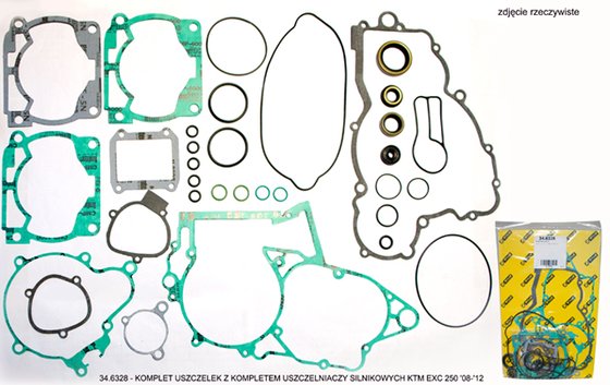 250 EXC (2008 - 2016) complete gasket set | ProX