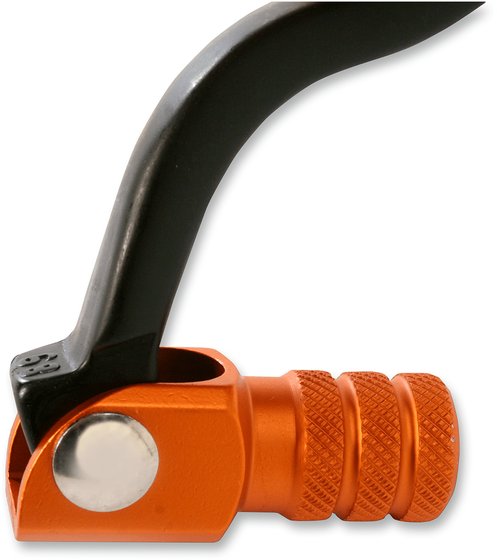 250 XC-F (2007 - 2009) folding forged aluminum shift lever - orange | MOOSE RACING