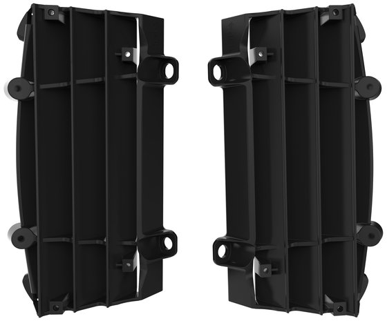 450 XC-F (2007 - 2020) radiator guards black | POLISPORT