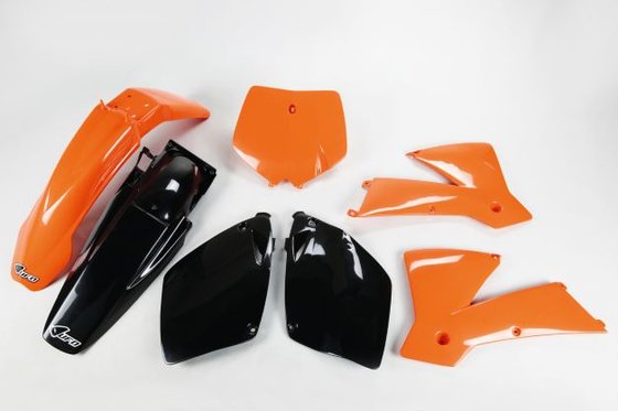 250 SX (1990 - 2006) complete ktm body kit in oem colors | UFO