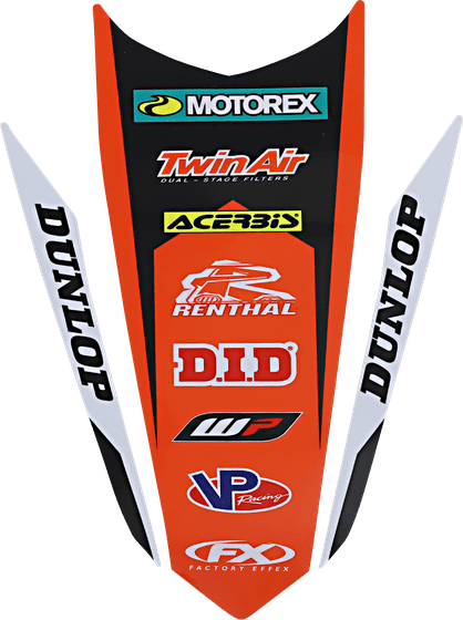 250 XC-F (2018 - 2022) offroad rear fender graphic | FACTORY EFFEX