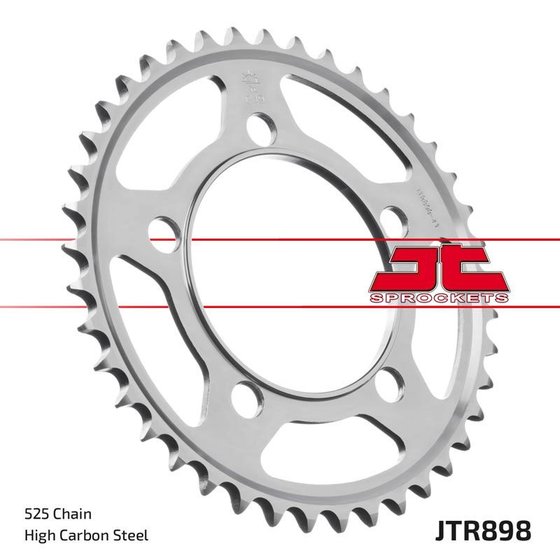 990 SUPERMOTO R (2009 - 2013) rear replacement sprocket - 41 teeth, 525 pitch, black | JT Sprockets