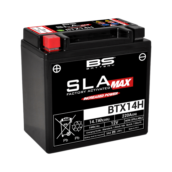 1290 SUPER DUKE GT (2016 - 2018) btx14h sla max battery | BS BATTERY