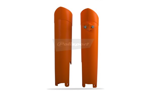 250 XC-F (2008 - 2014) fork guards orange | POLISPORT