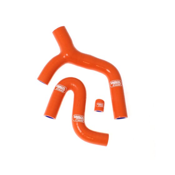 450 XC-F (2008 - 2022) silicone radiator hose kit in orange for ktm | SAMCO SPORT