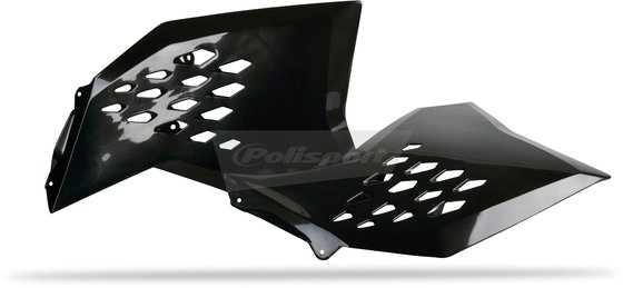 250 XC (2008 - 2010) black radiator covers for sx/sxf 07-10 | POLISPORT