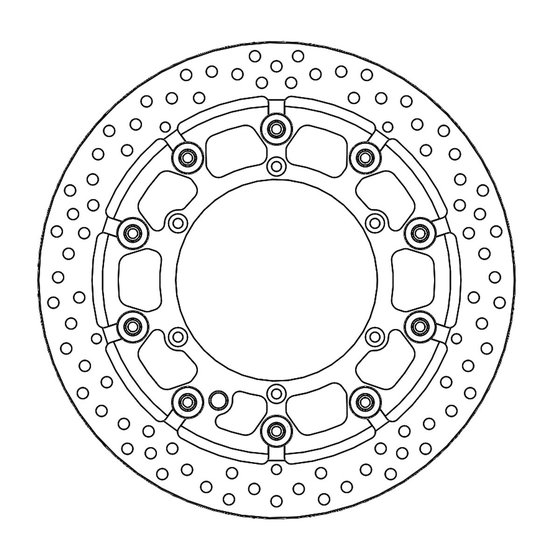 125 SX (1991 - 2022) moto-master supermoto racing brakedisc front ktm/husqvarna (t-floater halo ø300x | MOTO-MASTER