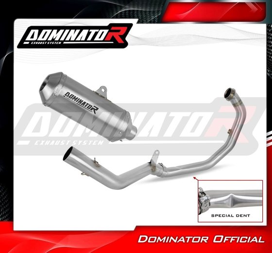 RC 390 (2022 - 2023) full exhaust system silencer ov g2 + db killer | Dominator