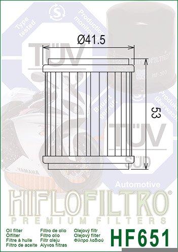 690 SMC (2012 - 2022) oil filter | Hiflofiltro