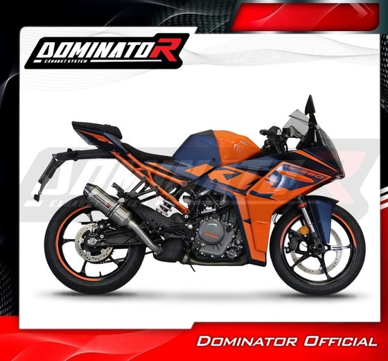 RC 390 (2022 - 2023) exhaust silencer muffler hp3 + db killer | Dominator