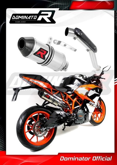 RC 390 (2017 - 2020) exhaust silencer hp3 hi level | Dominator