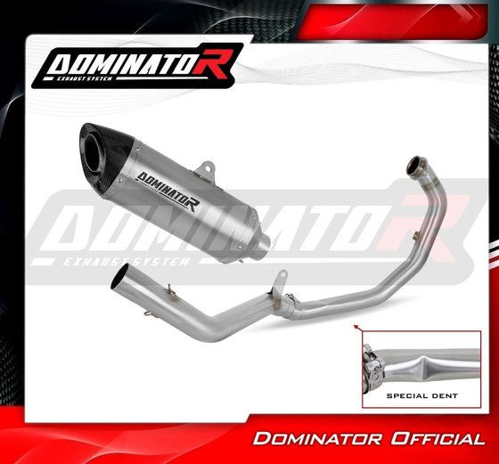 RC 390 (2022 - 2023) full exhaust system silencer hp8 + db killer | Dominator