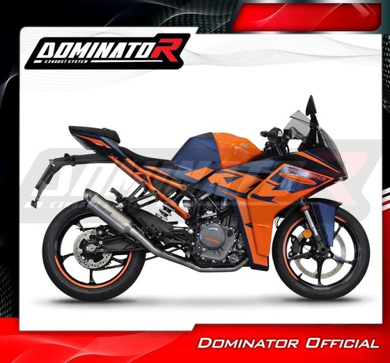 RC 390 (2022 - 2023) full exhaust system silencer hp8 + db killer | Dominator