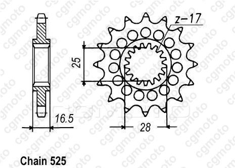 990 SUPER DUKE R (2005 - 2012) drive set | REGINA