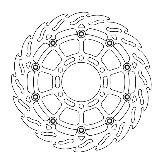 RC 390 (2017 - 2022) flame floating brake rotor | MOTO-MASTER