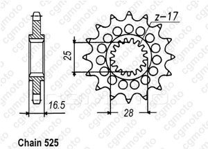 990 SUPER DUKE (2005 - 2007) regina 525 z-ring replacement chain kit with sprockets | REGINA