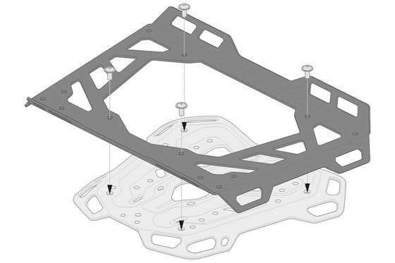 1290 SUPER ADVENTURE (2015 - 2016) adventure-rack extension for luggage | SW-MOTECH