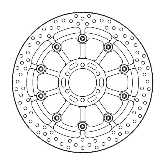 690 DUKE (2008 - 2012) halo pro race floating brake rotor | MOTO-MASTER