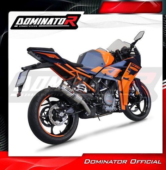 RC 390 (2022 - 2023) exhaust silencer muffler gp + db killer | Dominator