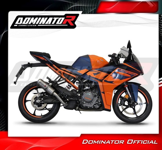 RC 390 (2022 - 2023) exhaust silencer muffler gp + db killer | Dominator