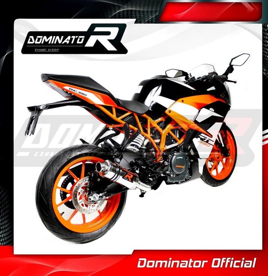 RC 390 (2017 - 2020) exhaust silencer gp1 | Dominator