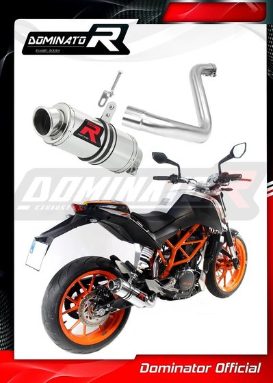 390 DUKE (2013 - 2016) exhaust silencer gp1 | Dominator