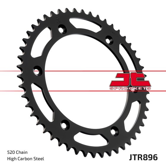 125 EXC (1986 - 1990) steel rear sprocket | JT Sprockets