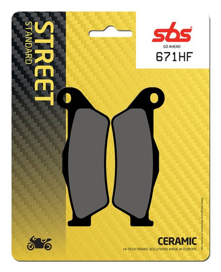 200 XC (2006 - 2016) brakepads ceramic | SBS