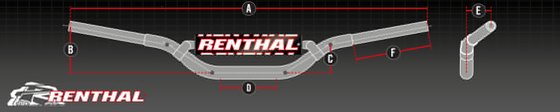 690 SMC (2012 - 2022) renthal fatbar 604 rc tt handlebar | RENTHAL