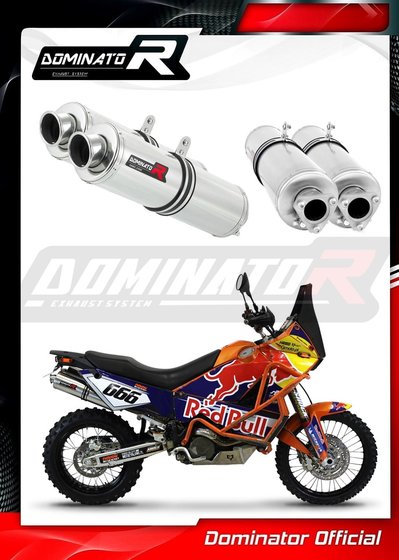 990 ADVENTURE (2007 - 2012) exhaust silencer muffler st | Dominator