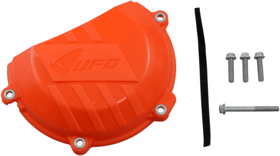 450 SX-F (2016 - 2017) orange clutch cover with mounting kit for ktm sxf450 2016-2018 | UFO