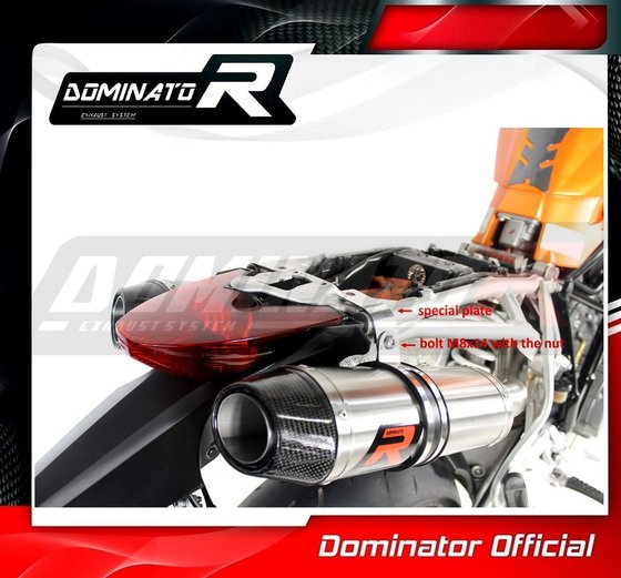 990 SUPER DUKE (2005 - 2013) exhaust silencer hp3 | Dominator